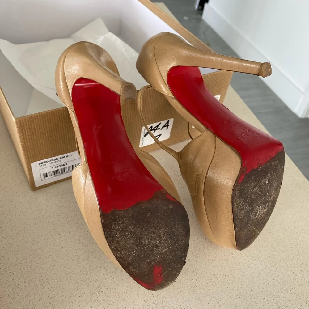 Christian Louboutins borghese cord 37 price to sell ! - Picture 9 of 16